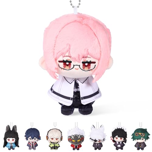 UTIEHD Zenless Zone Zero Plüsch-Keychains, Niedliche 4 Zoll ZZZ Sammelpuppen, Kompakte Größe für Taschen und Schlüssel für Fans (Yanagi) von UTIEHD