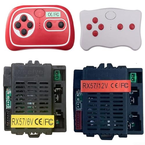 Steigern Sie Leistung und Funktionalität des Kinder-Elektrofahrzeugs TX20 + RX57 12 V Empfänger mit Bluetooth-Sender für nahtlose Verbindung (RX57 6 V Empfänger) von UTTASU