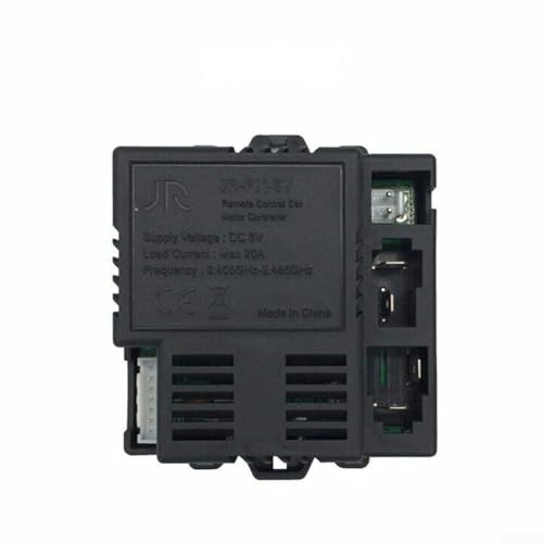 UTTASU 12V/6V Fernsteuerungsempfänger für Kinder Elektroauto mit Steuerbox 2 4GHz (JR-RX-6V) von UTTASU