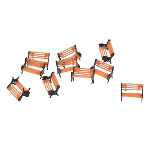 Vervollständigen Sie Ihre Modelleisenbahn-Szene mit diesem 15-teiligen Sitzbank-Stuhl-Set, realistisch, langlebig und sicher zu verwenden von UTTASU