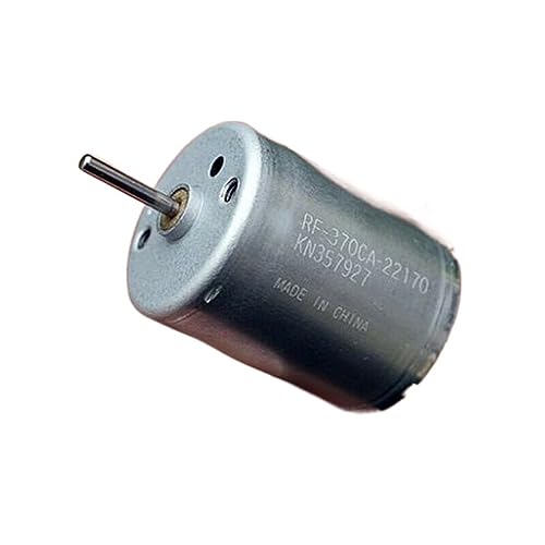1 Stück Hochgeschwindigkeits-Elektromotor RF-370CA-22170, 24 mm, 6000 U/min, Metallgetriebe, ideal for Luftpumpen und Heimwerkerprojekte von UTTDP