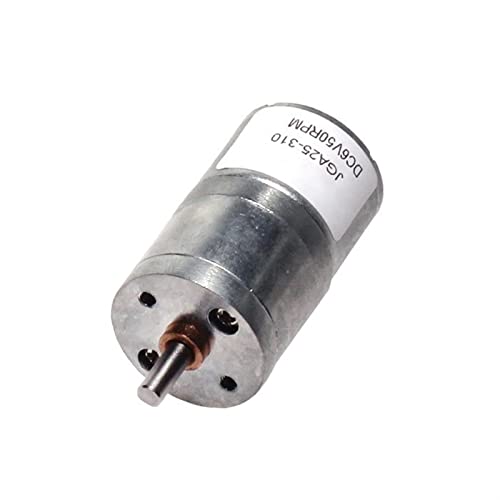 UTTDP 1 Stück 6V12V GA25-310 Mikro-DC-Getriebemotor mit hohem Drehmoment for Kehrroboter – Miniatur-Getriebemotor mit Metallzahnrädern von UTTDP