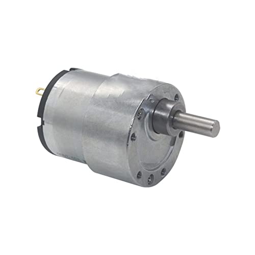 UTTDP 1 Stück DC-Getriebemotor 520 – 12 V DC-Gebürsteter Drehzahlregler for Hobbyprojekte – Hohes Drehmoment JGB37-520(320rpm 12v) von UTTDP
