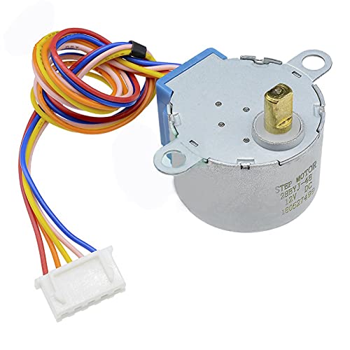 UTTDP 1 Stück HobbyTorque 28BYJ-48 12-V-Schrittmotor mit ULN2003-Treiber – 4-Phasen-Getriebemotor for Robotik und Automatisierung(5V) von UTTDP