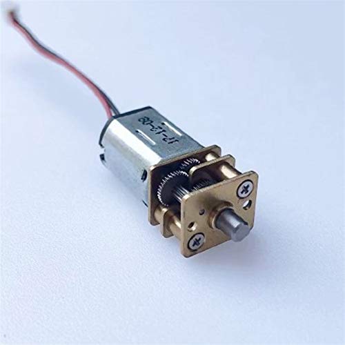 UTTDP 1 Stück Micro N20 Vollmetall-Getriebemotor – DC-Motor mit hohem Drehmoment und niedriger Geschwindigkeit (3 V–6 V) und anpassbaren Optionen von UTTDP