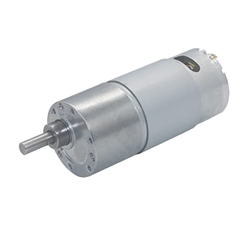 UTTDP 1-teiliges 12-V-Getriebemotor-Kit mit hohem Drehmoment – JGB37-550 Mini-Hobby-Getriebemotor mit exzentrischer Abtriebswelle for die Robotik(2300rpm 12v) von UTTDP