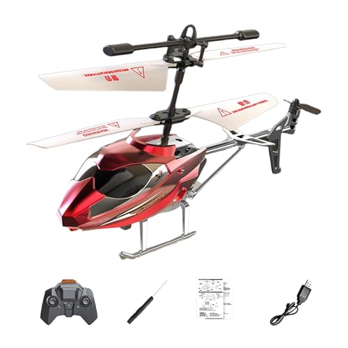 UUE RC-Hubschrauber, Hubschrauber Ferngesteuert, 2.4G Helikopter Ferngesteuert mit LED-Licht, 3.5-Kanal Hubschrauber Spielzeug Kinder, Mini Helikopter Positioniert Höhe Flugzeug Geschenk Kinder Jungen von UUE