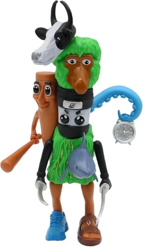 UUIVIRS Großformat Italian Brainrot Figuren, Tung Tung Tung Tung Sahur, Brainrot Animals Figurines FüR Kinder,Erwachsene (A) von UUIVIRS