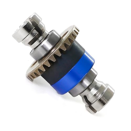 Stahlmontiertes Differential 30T 0,8Mod GROM für ARRMA 1/18 Granit Typhon 1/14 Mojave GROM, Ersatz # ARA311177#ARA311177V2 (Silberblau) von UURCSKY