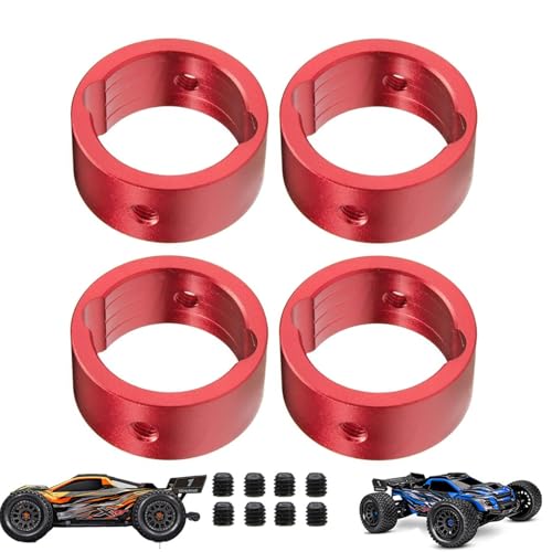 X-MAXX XRT Drive Cup Aluminium Verstärkungsring Differentialverstärkungsring für 1/5 X-MAXX 1/6 XRT RC Upgrade-Teile (Rot) von UURCSKY