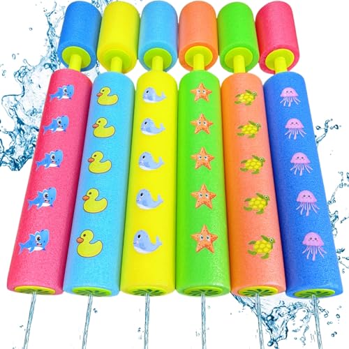 Wasserblaster für Kinder, Spritzpistole, Sommerspielzeug, 6 Stück Wasserblaster für Kinder, Spritzpistole, Sommerspielzeug, 6 Stück von UURM