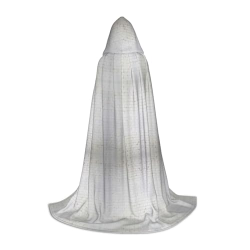 UVBDF Alte weiße Backsteinmauer, Halloween-Kostüm, Kapuzenumhang, Cosplay, Umhang mit Umhang, Zubehör, Karnevals-Must-Have UVBDF Alte weiße Backsteinmauer, Halloween-Kostüm, Kapuzenumhang, Cosplay, Umhang mit Umhang, Zubehör, Karnevals-Must-Have von UVBDF