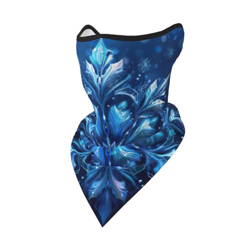 UVBDF Blauer Weihnachts-Schal, Schneeflocke, atmungsaktiv, für Laufen, Camping, Klettern UVBDF Blauer Weihnachts-Schal, Schneeflocke, atmungsaktiv, für Laufen, Camping, Klettern von UVBDF
