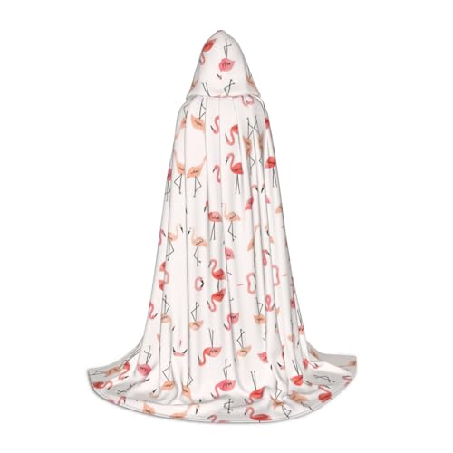 UVBDF Flamingo, Halloween-Kostüm, Kapuzenumhang, Cosplay, Umhang mit Umhang, Zubehör, Karneval UVBDF Flamingo, Halloween-Kostüm, Kapuzenumhang, Cosplay, Umhang mit Umhang, Zubehör, Karneval von UVBDF