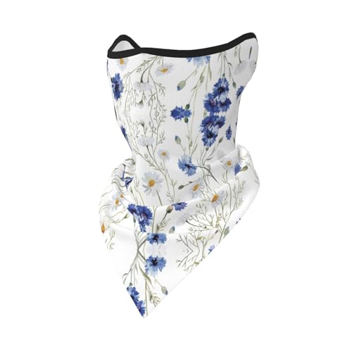 UVBDF Gesichtsbedeckung mit Blumen und Kornblumen, Gänseblümchen, atmungsaktiv, für Laufen, Camping, Klettern UVBDF Gesichtsbedeckung mit Blumen und Kornblumen, Gänseblümchen, atmungsaktiv, für Laufen, Camping, Klettern von UVBDF