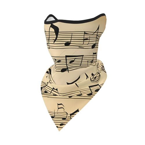 UVBDF Gesichtsbedeckung mit Musiknoten, atmungsaktiv, für Laufen, Camping, Klettern UVBDF Gesichtsbedeckung mit Musiknoten, atmungsaktiv, für Laufen, Camping, Klettern von UVBDF