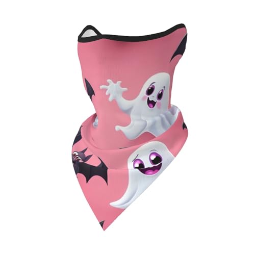 UVBDF Ghost Horror Halloween Kürbis Gesichtsbedeckung Schal Atmungsaktiv für Laufen Camping Klettern von UVBDF