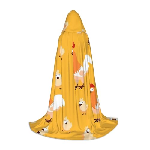 UVBDF Halloween-Kostüm mit Huhn, mit Kapuze, Cosplay, Umhang, Umhang, Zubehör, Karnevals-Must Have von UVBDF