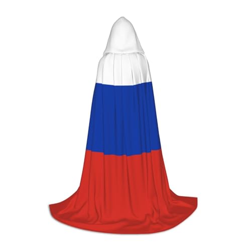 UVBDF Halloween-Kostüm mit russischer Flagge, Cosplay, Umhang, Umhang, Accessoire, Karnevals-Must-Have von UVBDF