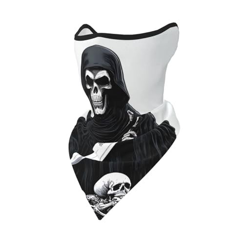 UVBDF Halloween Posable Skelett Schädel Gesichtsbedeckung Schal Atmungsaktiv für Laufen Camping Klettern von UVBDF