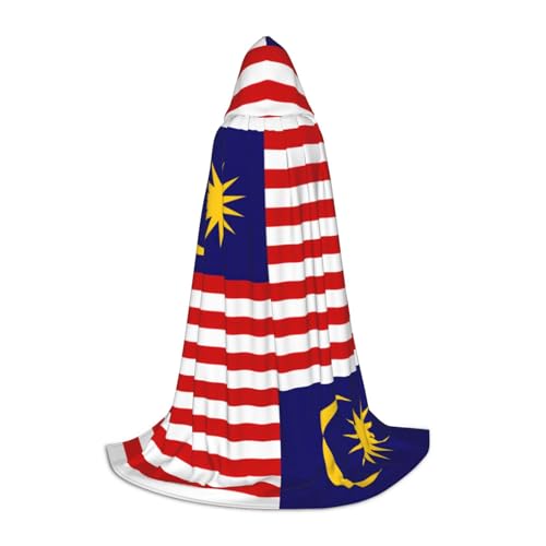 UVBDF Malaysia-Flagge, Halloween-Kostüm, Kapuzenumhang, Cosplay, Umhang mit Umhang, Zubehör, Karnevals-Must-Have UVBDF Malaysia-Flagge, Halloween-Kostüm, Kapuzenumhang, Cosplay, Umhang mit Umhang, Zubehör, Karnevals-Must-Have von UVBDF
