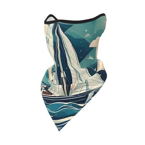 UVBDF Ocean Sailboat Face Cover Schal Atmungsaktiv für Laufen Camping Klettern UVBDF Ocean Sailboat Face Cover Schal Atmungsaktiv für Laufen Camping Klettern von UVBDF