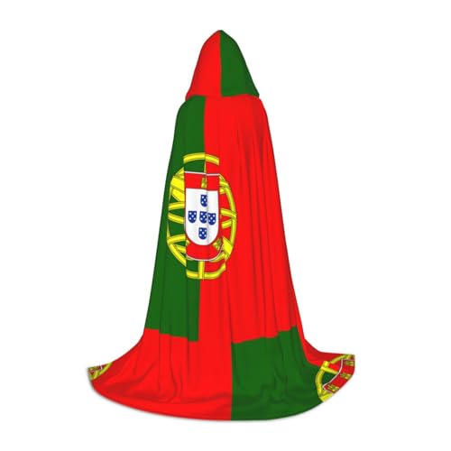 UVBDF Portugiesische Flagge, Halloween-Kostüm, Kapuzenumhang, Cosplay, Umhang mit Umhang, Accessoire, Karnevals-Must-Have UVBDF Portugiesische Flagge, Halloween-Kostüm, Kapuzenumhang, Cosplay, Umhang mit Umhang, Accessoire, Karnevals-Must-Have von UVBDF