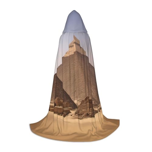 UVBDF Pyramiden von Ägypten, Halloween-Kostüm, Kapuzenumhang, Cosplay, Umhang, Accessoire, Karnevals-Must-Have von UVBDF