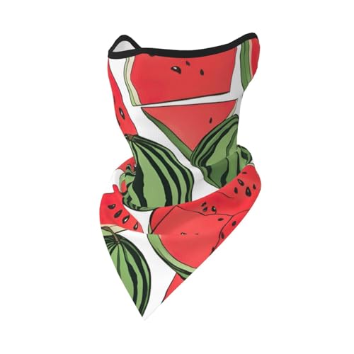 UVBDF Roter Wassermelonen-Gesichtsbedeckung, Schal, atmungsaktiv, für Laufen, Camping, Klettern UVBDF Roter Wassermelonen-Gesichtsbedeckung, Schal, atmungsaktiv, für Laufen, Camping, Klettern von UVBDF