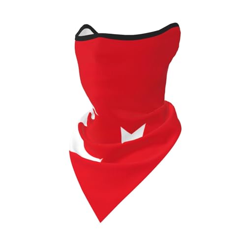 UVBDF Schal mit Flagge der Türkei, atmungsaktiv, für Laufen, Camping, Klettern von UVBDF
