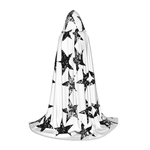 UVBDF Star Halloween Kostüm Kapuzenumhang Cosplay Umhang Umhang Zubehör Karneval Must Have von UVBDF