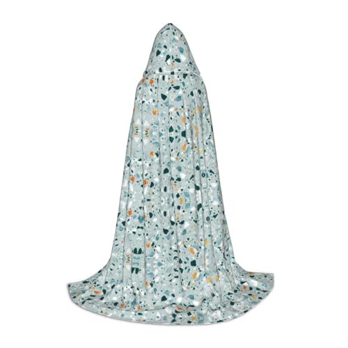 UVBDF Terrazzo Marmor-Pastell-Kostüm, Halloween-Kostüm, Kapuzenumhang, Cosplay, Umhang, Umhang, Accessoire, Karnevals-Must-Have UVBDF Terrazzo Marmor-Pastell-Kostüm, Halloween-Kostüm, Kapuzenumhang, Cosplay, Umhang, Umhang, Accessoire, Karnevals-Must-Have von UVBDF