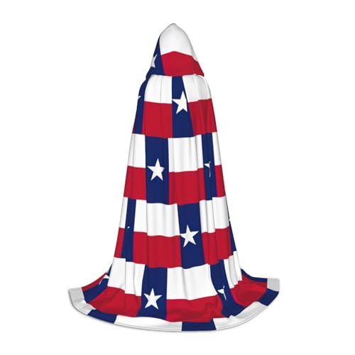 UVBDF Umhang mit Texas-Staatsflagge, Halloween-Kostüm, Kapuzenumhang, Cosplay, Umhang, Accessoire, Karnevals-Must-Have UVBDF Umhang mit Texas-Staatsflagge, Halloween-Kostüm, Kapuzenumhang, Cosplay, Umhang, Accessoire, Karnevals-Must-Have von UVBDF