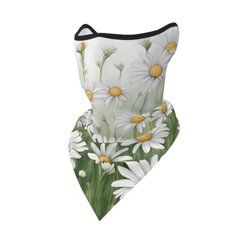 UVBDF White Daisy Face Cover Schal, atmungsaktiv, für Laufen, Camping, Klettern UVBDF White Daisy Face Cover Schal, atmungsaktiv, für Laufen, Camping, Klettern von UVBDF