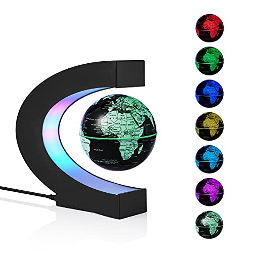 Magnetische Levitation Floating Weltkarte Globus Multi-Color Changing Rotating Levitating Globe mit LED-Leuchten Büro Home Desk Dekoration Gadget für Freund Lehrer Business Geburtstag Geschenk Magnetische Levitation Floating Weltkarte Globus Multi-Color Changing Rotating Levitating Globe mit LED-Leuchten Büro Home Desk Dekoration Gadget für Freund Lehrer Business Geburtstag Geschenk von UVEHAS