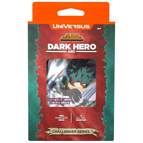 UVS Gamse UniVersus My Hero Academia Dark Hero Arc Challenger Series - Deck Building Kartenspiel, doppelseitige Deku Charakterkarte, 6 Folien oder Alt Art Karten UVS Gamse UniVersus My Hero Academia Dark Hero Arc Challenger Series - Deck Building Kartenspiel, doppelseitige Deku Charakterkarte, 6 Folien oder Alt Art Karten von UVS Gamse