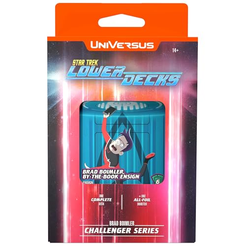 UVS Gamse UniVersus: Star Trek Lower Decks: Challenger Series - Boimler - 63 Cards, 2 Characters, Ready to Play Deck-Building Card Game, 6 Foil/Alt Art Cards UVS Gamse UniVersus: Star Trek Lower Decks: Challenger Series - Boimler - 63 Cards, 2 Characters, Ready to Play Deck-Building Card Game, 6 Foil/Alt Art Cards von UVS Gamse