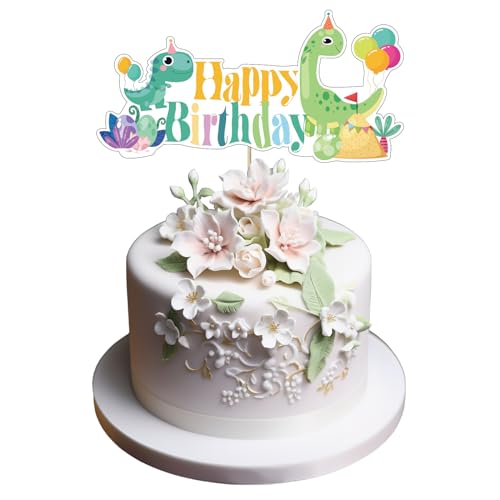 1 Stück Dinosaurier alles Gute zum Geburtstag Kuchen Topper Dino Geburtstagskuchen Dekorationen für Kinder Dinosaurier Thema Geburtstagsparty 1 Stück Dinosaurier alles Gute zum Geburtstag Kuchen Topper Dino Geburtstagskuchen Dekorationen für Kinder Dinosaurier Thema Geburtstagsparty von UVTQSSP
