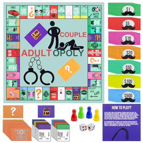 UVVRUR Paarspiele für Erwachsene, Brettspiele für Paare, Schlafzimmerspiele, Gesprächskarten, Spielkarten, Erotische Spielrequisiten UVVRUR Paarspiele für Erwachsene, Brettspiele für Paare, Schlafzimmerspiele, Gesprächskarten, Spielkarten, Erotische Spielrequisiten von UVVRUR