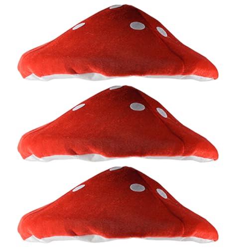 UWEOTYYY 3pcs Pilzhut, 16 Zoll Plüsch Cartoon lustige Hüte, verrückte Hüte für Kinder Kostüm -Cosplay -Accessoire, verrückte Kinder für UWEOTYYY 3pcs Pilzhut, 16 Zoll Plüsch Cartoon lustige Hüte, verrückte Hüte für Kinder Kostüm -Cosplay -Accessoire, verrückte Kinder für von UWEOTYYY