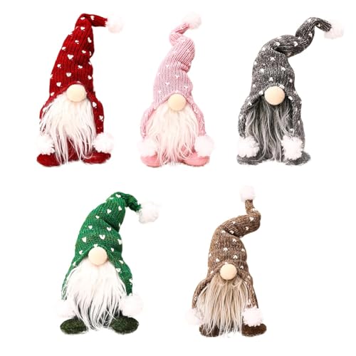 UWYRKSW Zwergpuppe Valentinstagsgeschenk, Dekorative Zwergpuppe, Handgefertigte Plüschzwergpuppe, Festliche Raumdekoration von UWYRKSW