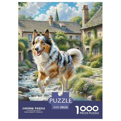 1000 Stück Anatolischer Schäferhund Puzzles Lernspiel Spielzeug Heimdekoration Herausforderndes Hübsches Tier Puzzle Für Damen, Herren, Kinder Ab 14 Jahren 38x26cm/1000pcs von UXINYOUME