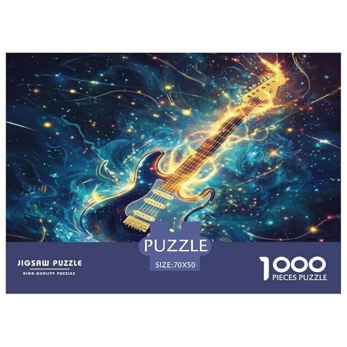 1000 Stück Gitarre Puzzles Lernspiel Spielzeug Wunderschönes DekoRatteteteteion Herausforderndes Musikinstrumente Puzzle Für Erwachsene Und Kinder 70x50cm/1000pcs 1000 Stück Gitarre Puzzles Lernspiel Spielzeug Wunderschönes DekoRatteteteteion Herausforderndes Musikinstrumente Puzzle Für Erwachsene Und Kinder 70x50cm/1000pcs von UXINYOUME