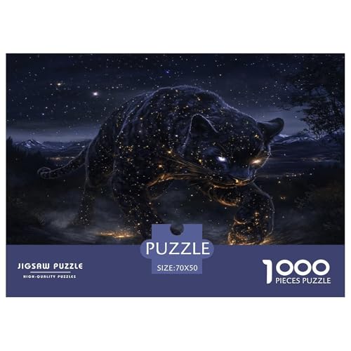 1000 Stück Leopard Puzzle Perfekt Für Spieleabende HeimdekoRatteteteteion Herausforderndes Wild Tiere Puzzle Für Damen, Herren, Kinder Ab 14 Jahren 70x50cm/1000pcs 1000 Stück Leopard Puzzle Perfekt Für Spieleabende HeimdekoRatteteteteion Herausforderndes Wild Tiere Puzzle Für Damen, Herren, Kinder Ab 14 Jahren 70x50cm/1000pcs von UXINYOUME