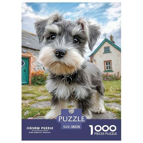 1000 Stück Süßer Haustierhund Puzzles Perfekt Für Spieleabende Wohnungsdekoration Herausforderndes Hübsches Tier Puzzle Für Erwachsene Und Kinder 38x26cm/1000pcs von UXINYOUME