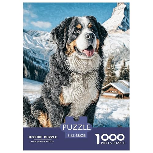 1000 Teile Hund als Haustier Puzzle Perfekt Für Spieleabende Wunderschönes Dekoration Herausforderndes Hübsches Tier Puzzle Für Erwachsene Und Kinder 38x26cm/1000pcs von UXINYOUME