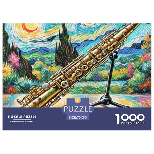 1000 Teile Klarinette Puzzles Lernspiel Spielzeug Wohnungsdekoration Anspruchsvolles Musikinstrumente Puzzle Für Damen, Herren, Kinder Ab 14 Jahren 70x50cm/1000pcs 1000 Teile Klarinette Puzzles Lernspiel Spielzeug Wohnungsdekoration Anspruchsvolles Musikinstrumente Puzzle Für Damen, Herren, Kinder Ab 14 Jahren 70x50cm/1000pcs von UXINYOUME
