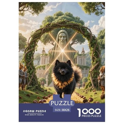 1000 Teile Pommern Puzzle Perfekt Für Spieleabende Wohnungsdekoration Cute Hund Puzzle Perfekt Für Damen, Herren, Kinder Ab 14 Jahren 38x26cm/1000pcs 1000 Teile Pommern Puzzle Perfekt Für Spieleabende Wohnungsdekoration Cute Hund Puzzle Perfekt Für Damen, Herren, Kinder Ab 14 Jahren 38x26cm/1000pcs von UXINYOUME