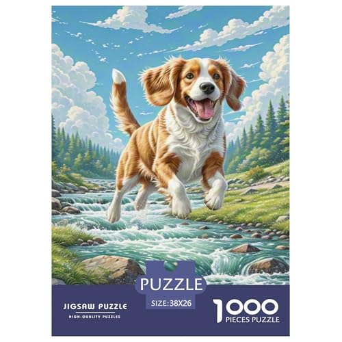 1000 Teile Puzzle Perfekt Für Spieleabende Heimdekoration Anspruchsvolles Hübsches Tier Puzzle Für Damen, Herren, Kinder Ab 14 Jahren 38x26cm/1000pcs von UXINYOUME