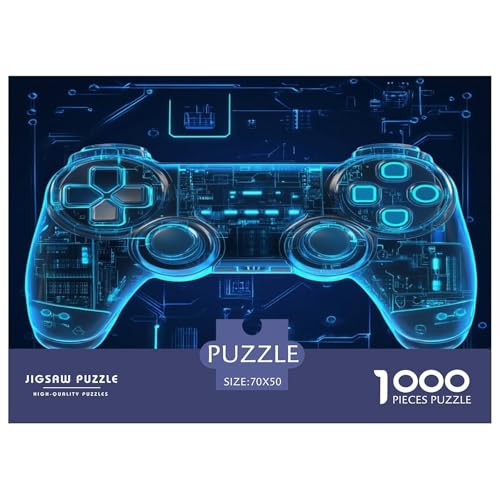 1000 Teile Spieler Puzzle Familien-Puzzlespiel Wunderschönes DekoRatteteteteion Anspruchsvolles Gamepad Puzzle Für Erwachsene Und Kinder 70x50cm/1000pcs von UXINYOUME
